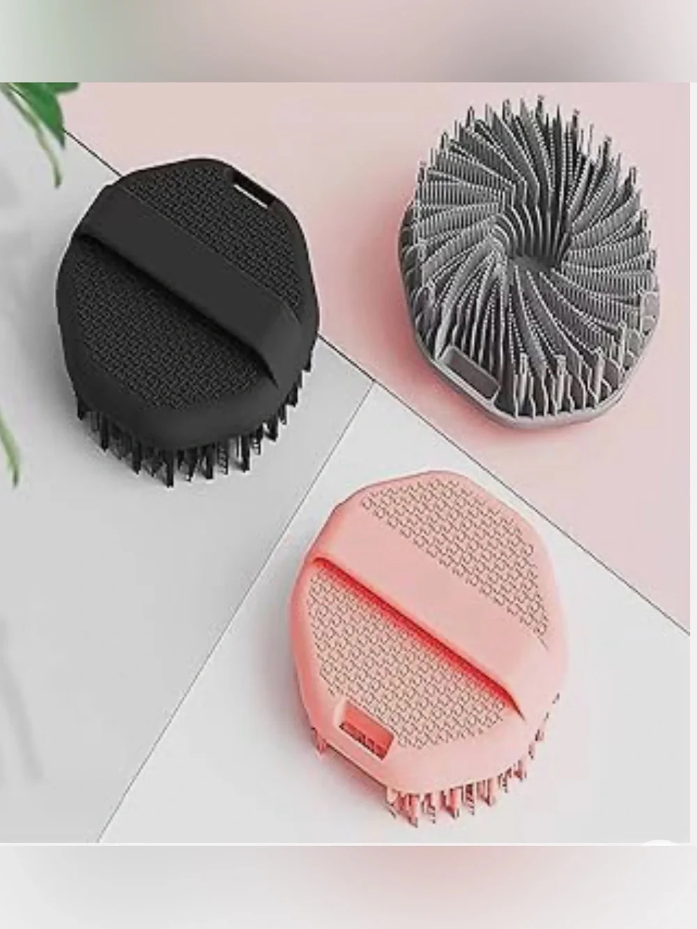 Silicone Body Scrubber Brush- Black NWT